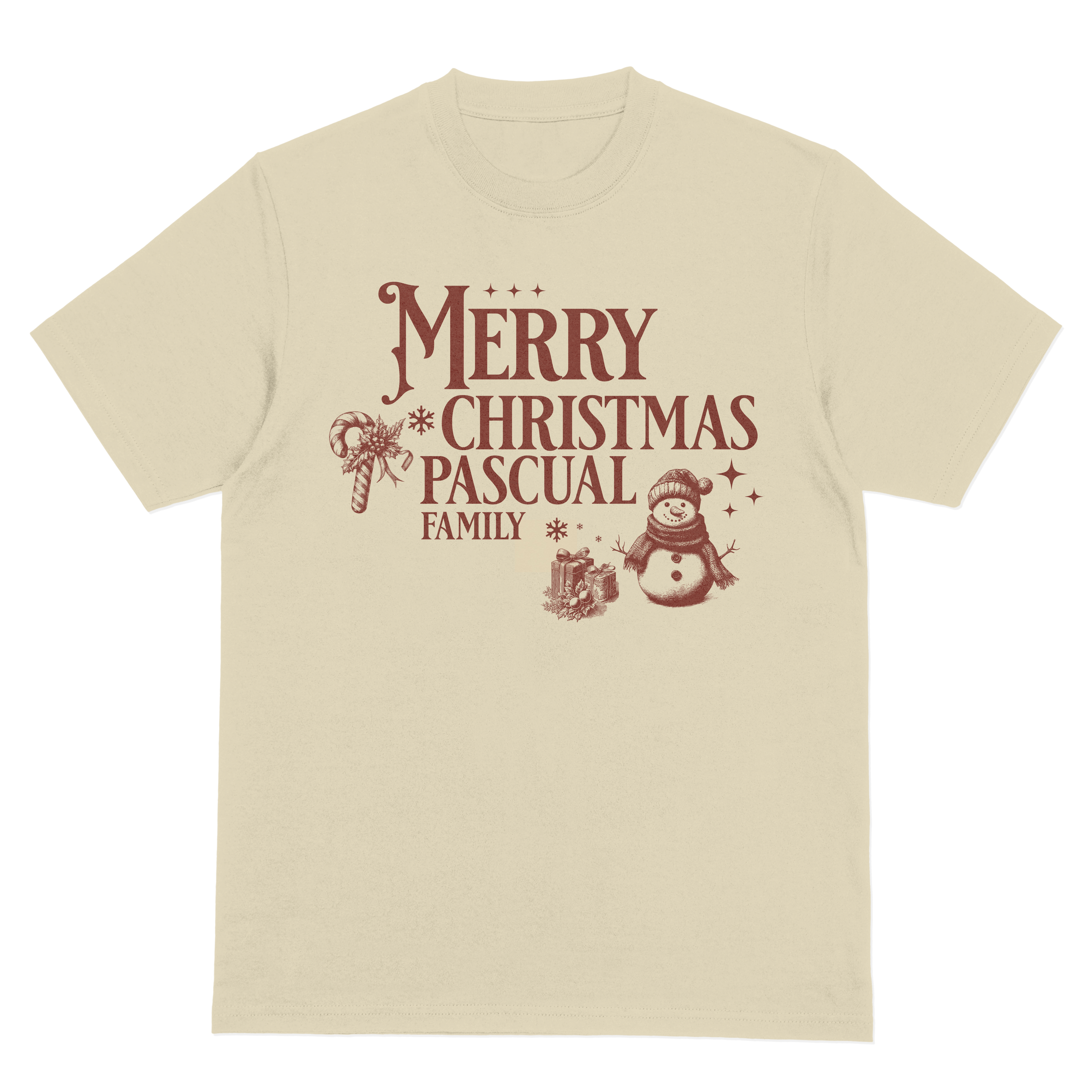 D5 Customized Family Christmas T-Shirt