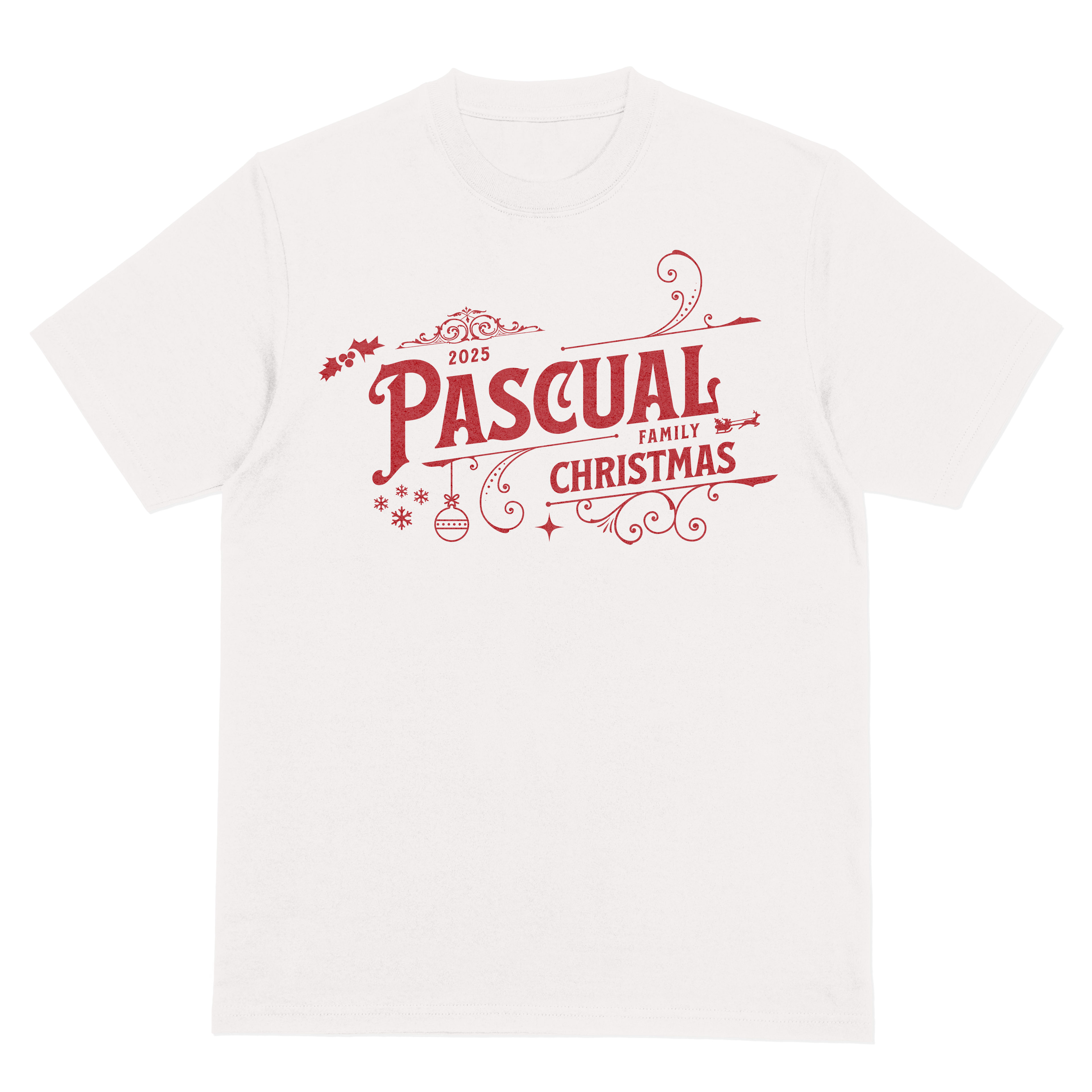 D4 Customized Family Christmas T-Shirt