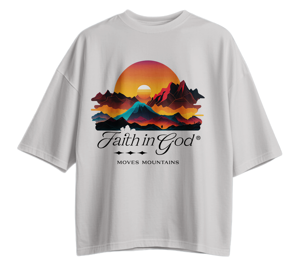 Faith Moves Mountains Christian T-Shirt