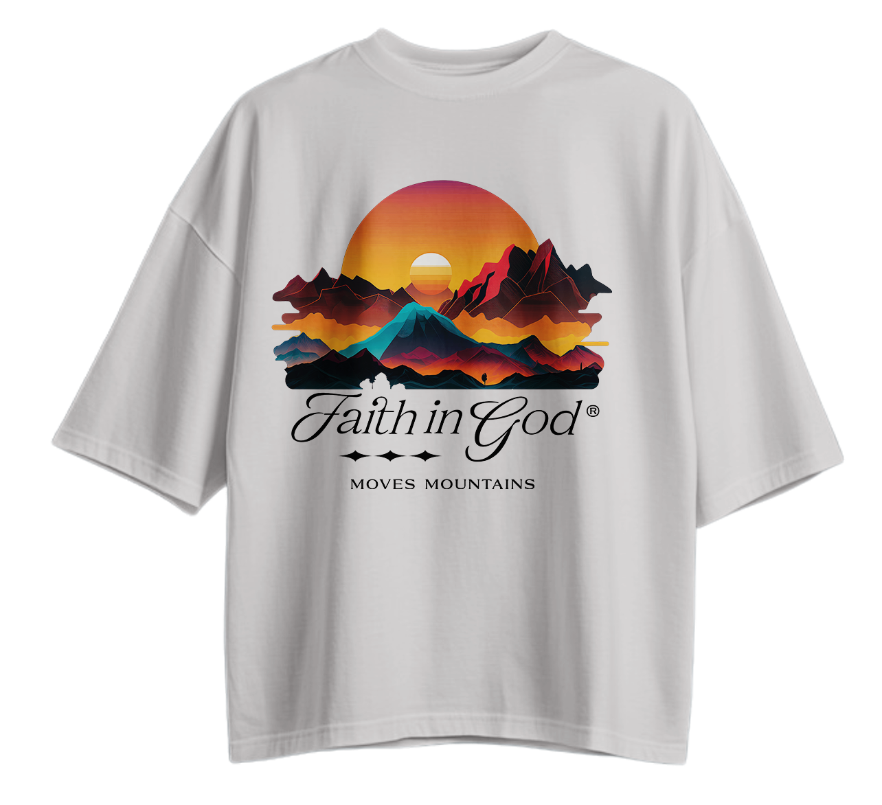 Faith Moves Mountains Christian T-Shirt
