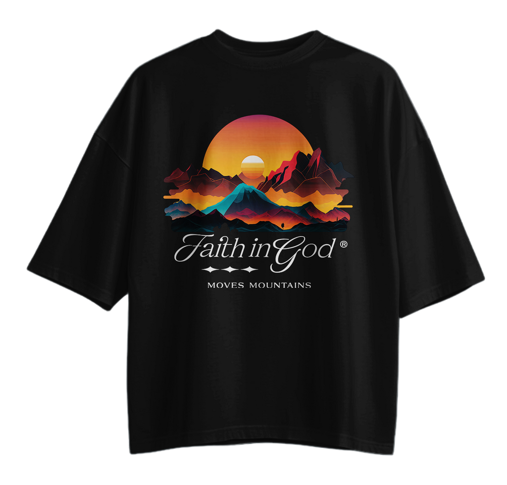 Faith Moves Mountains Christian T-Shirt